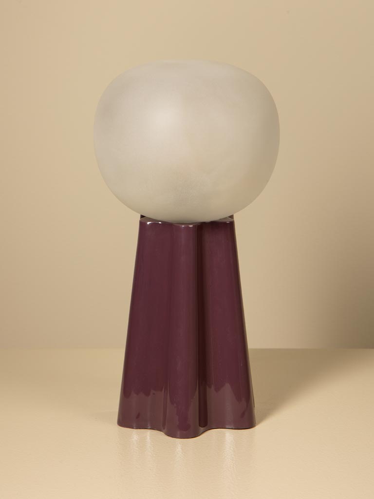 Lampe violette Cannelé - 1