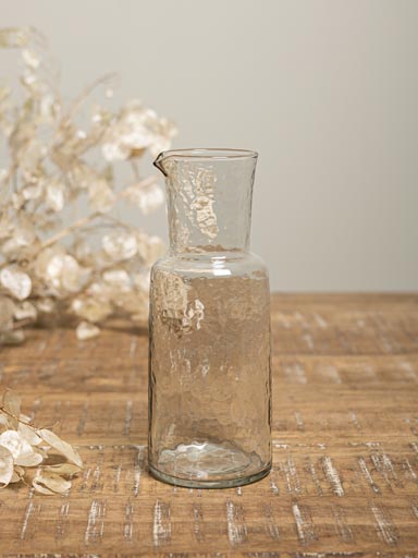 Straight carafe Lavandou hammered