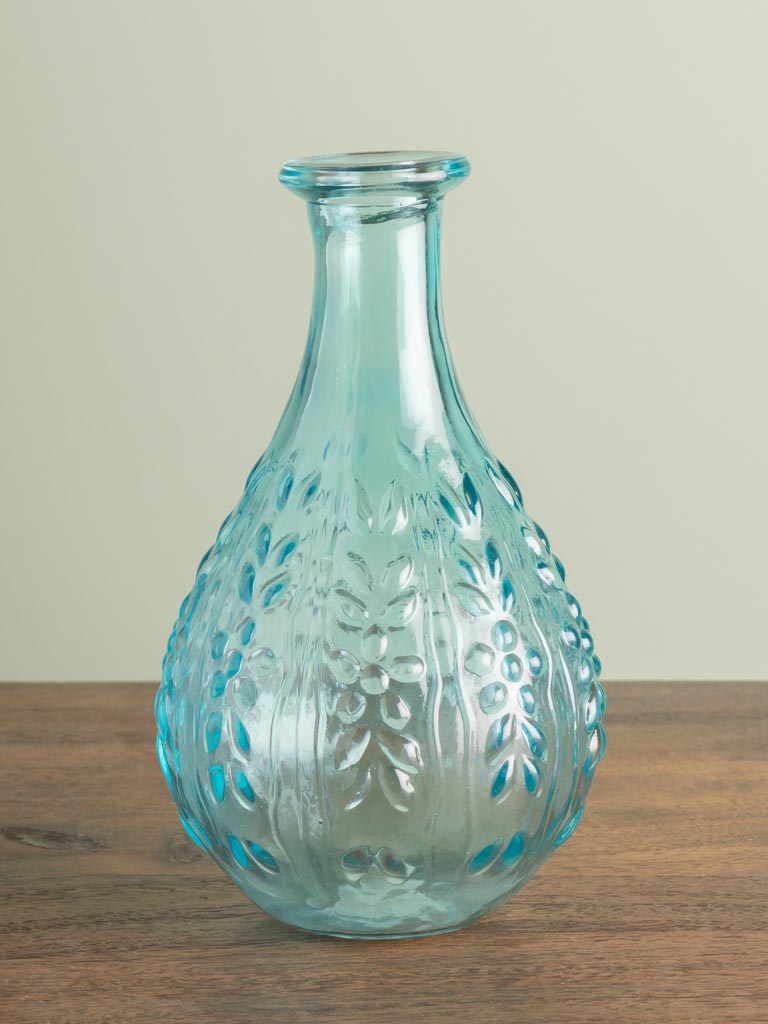 Small blue vase liseron - 3