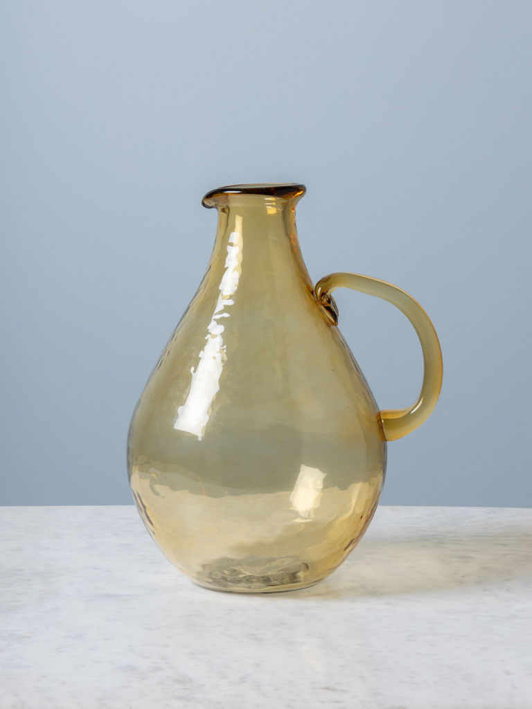 Yellow hammered jug Verano - 1