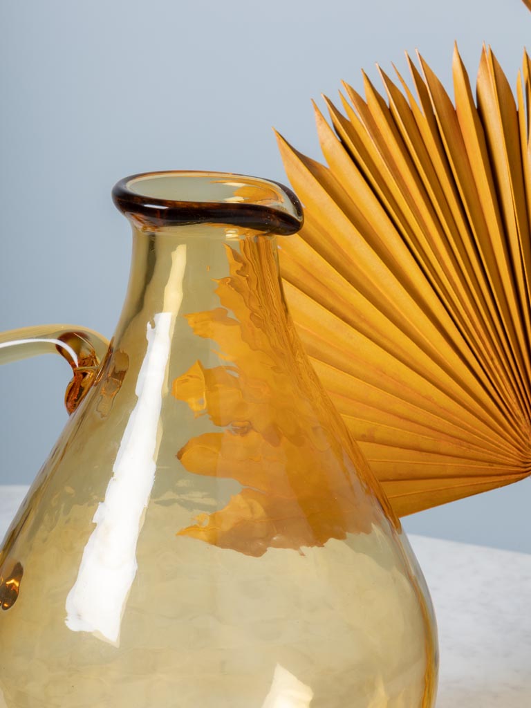 Yellow hammered jug Verano - 3