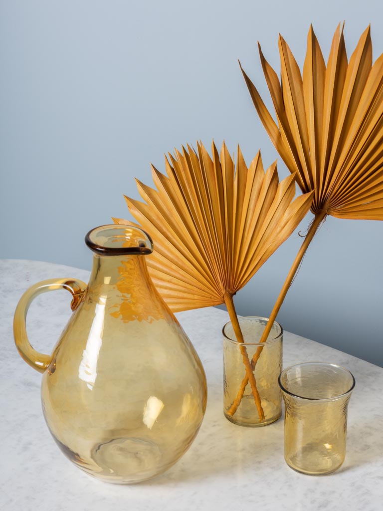 Yellow hammered jug Verano - 5