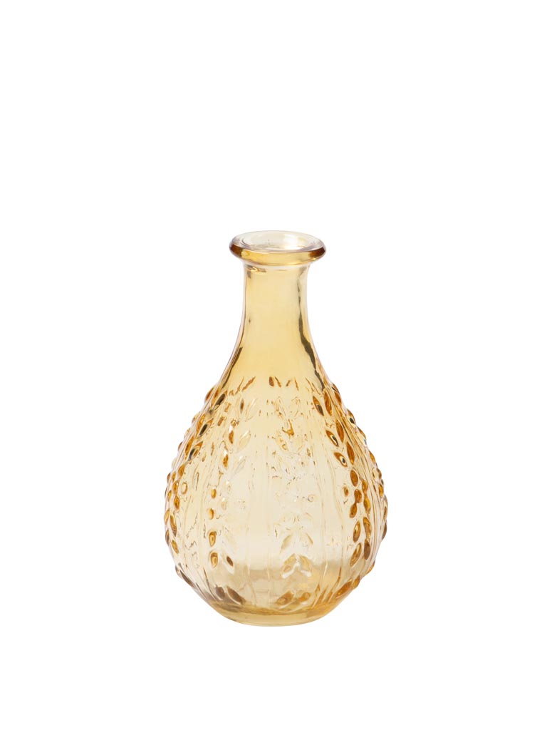 Small amber vase liseron - 2