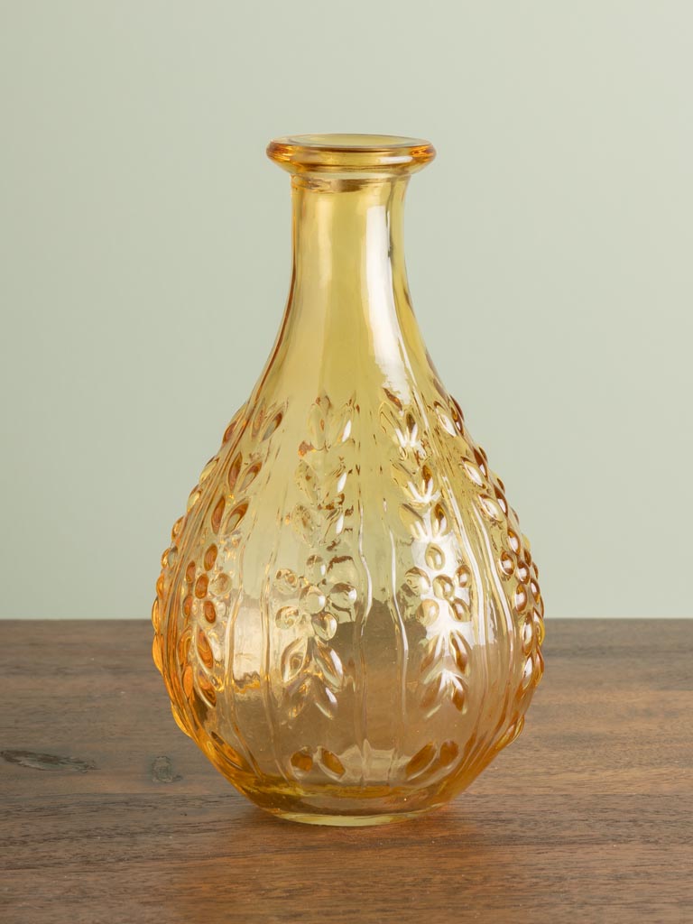 Small amber vase liseron - 3