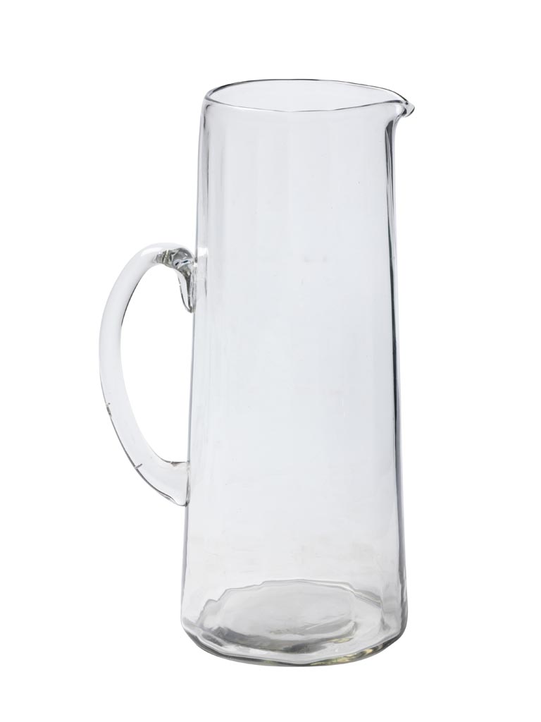 Large pitcher with facets - 2