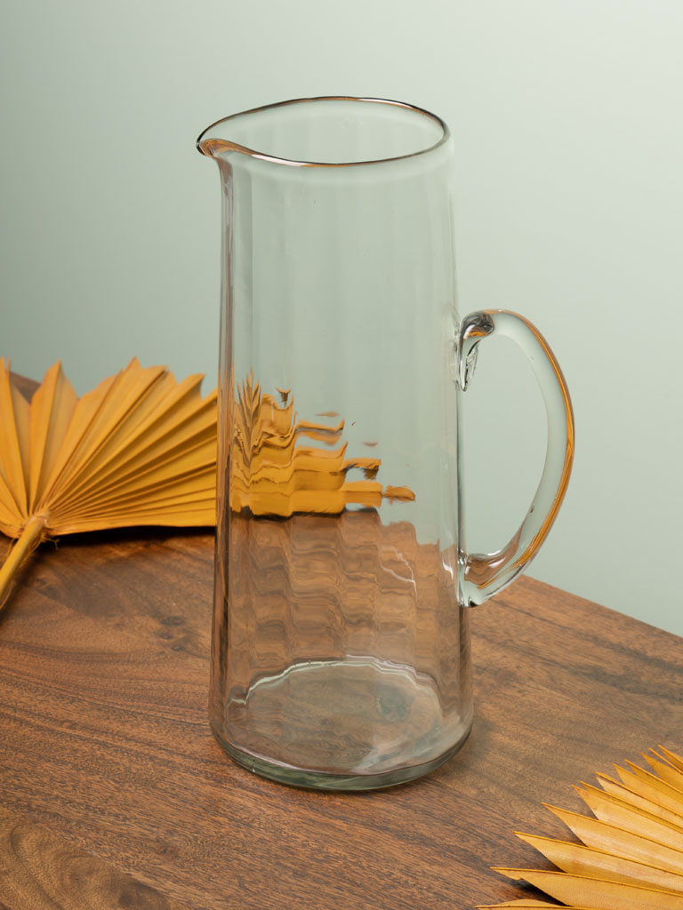 Large pitcher with facets - 1