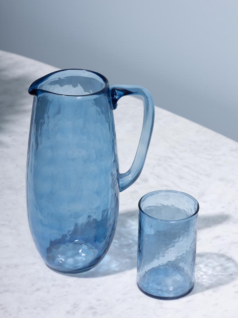 Large blue pitcher verano - 3
