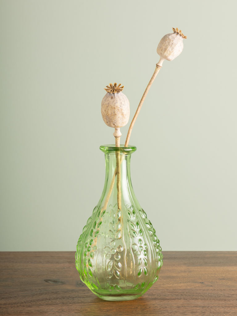 Small green vase liseron - 1