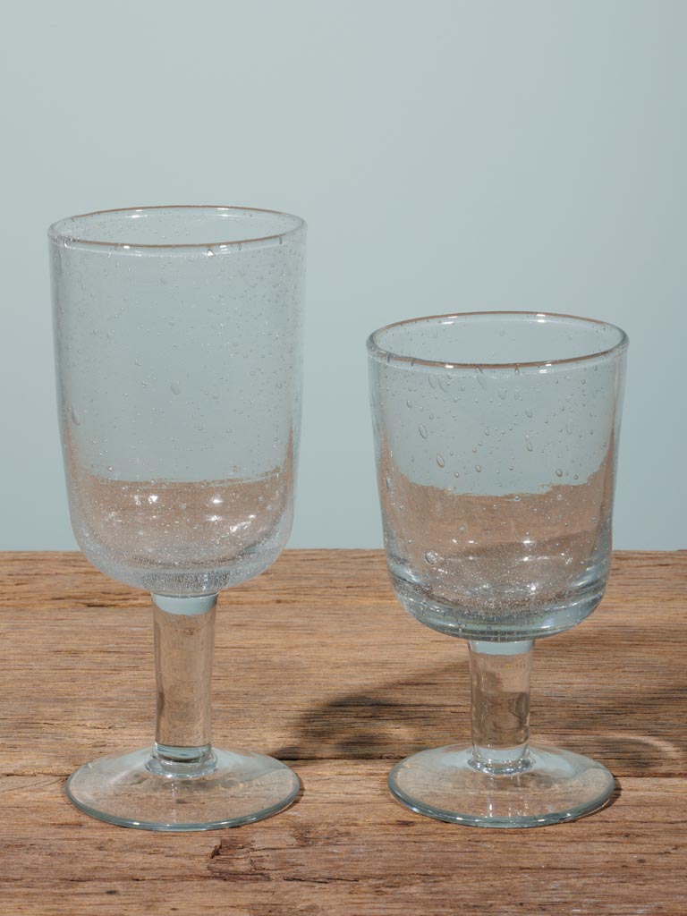 Large wine glass with bubbles - 5