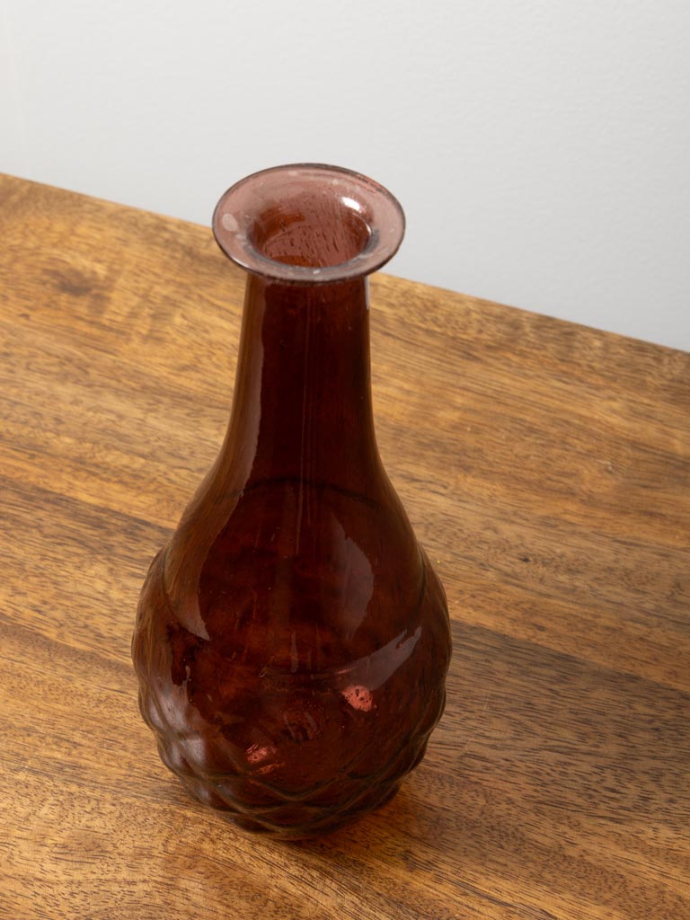 Recycled vase burgundy - 3