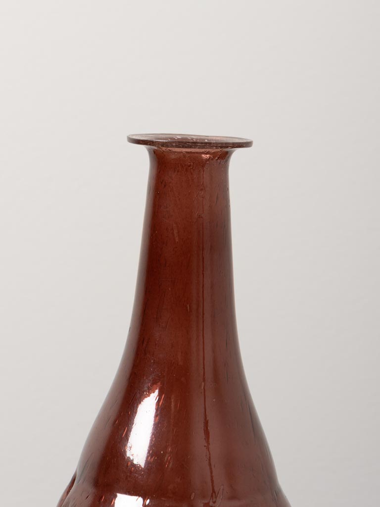 Recycled vase burgundy - 5