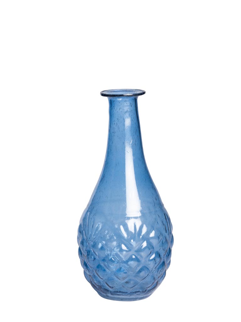 Recycled vase blue - 2