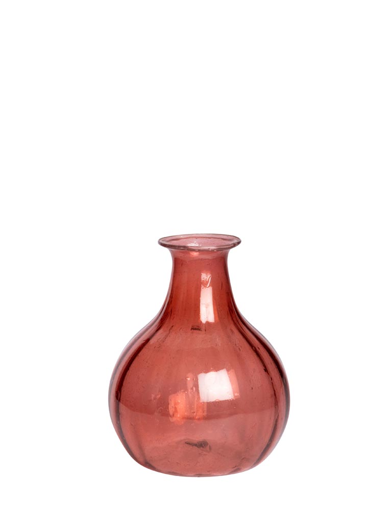 Vase ballon rose rustique - 2