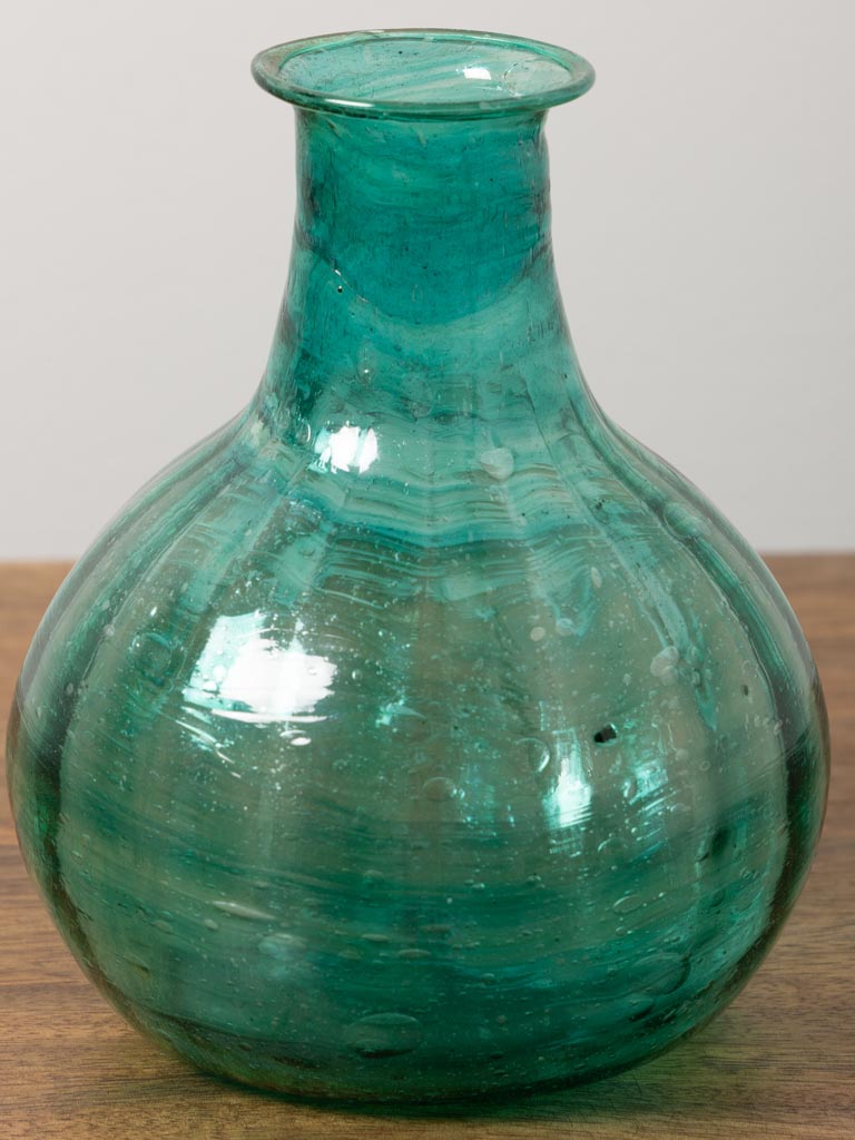 Balloon vase emerald green - 3