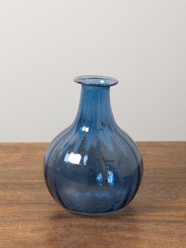 Balloon vase blue