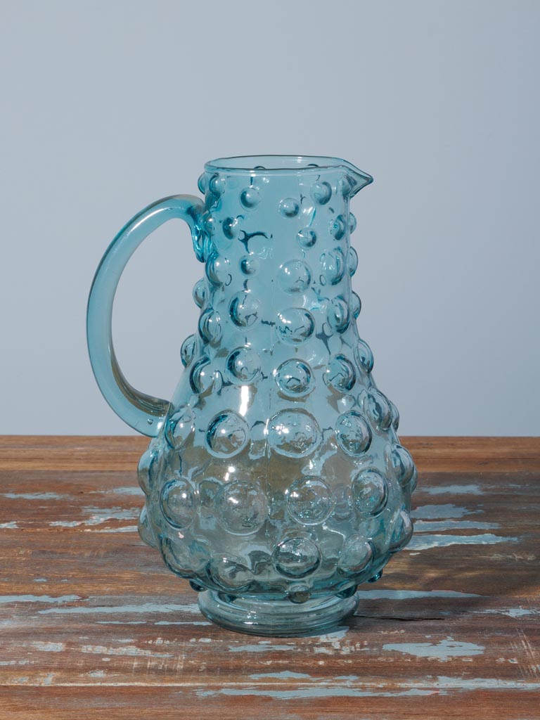 Bubble pitcher turquoise - 1