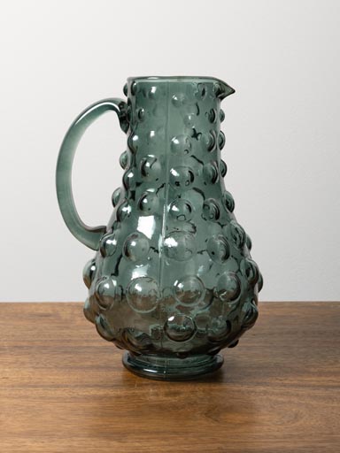 Bubble pitcher emerald