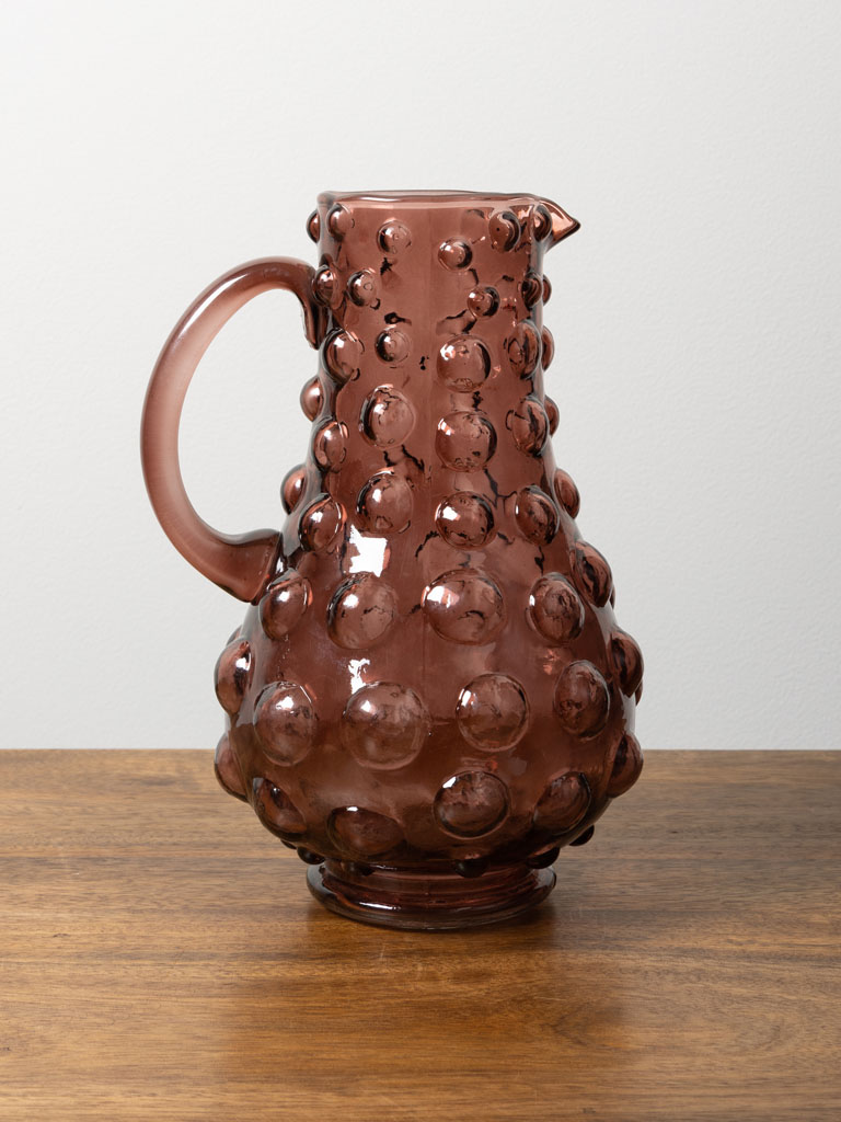 Bubble pitcher burgundy - 1