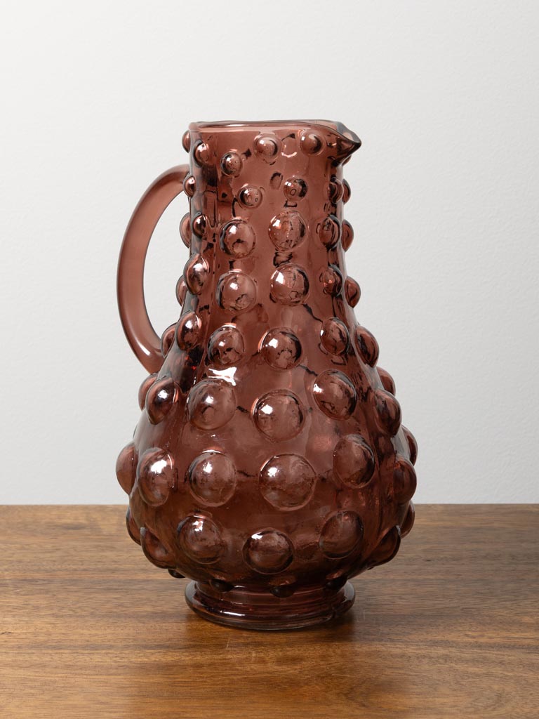 Bubble pitcher burgundy - 5