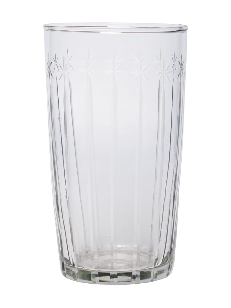 Large engraved long drink glass Nuit étoilée - 2