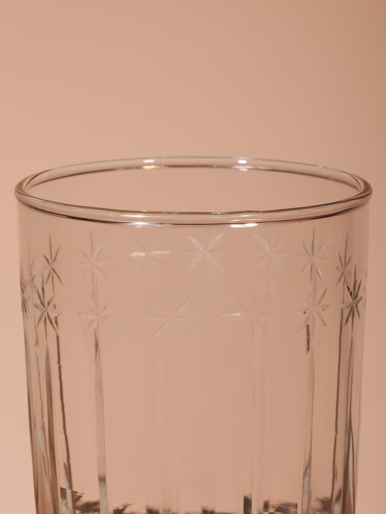 Large engraved long drink glass Nuit étoilée - 3