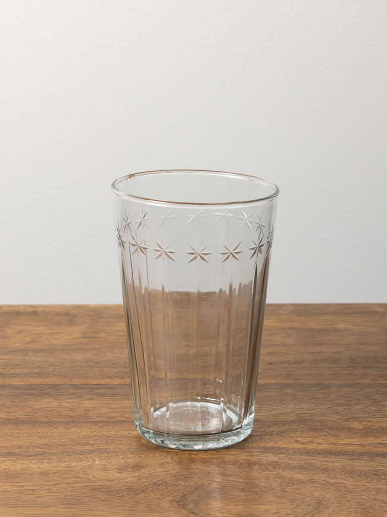 Engraved long drink glass Nuit Etoilée - 1