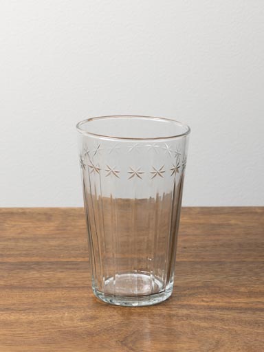 Engraved long drink glass Nuit Etoilée