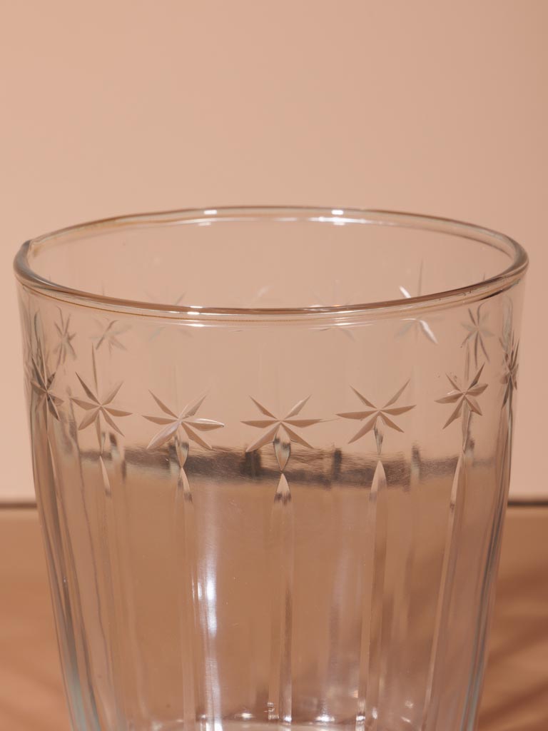 Engraved small glass water Nuit étoilée - 3