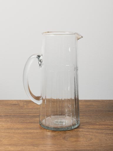 Engraved pitcher Nuit Etoilée