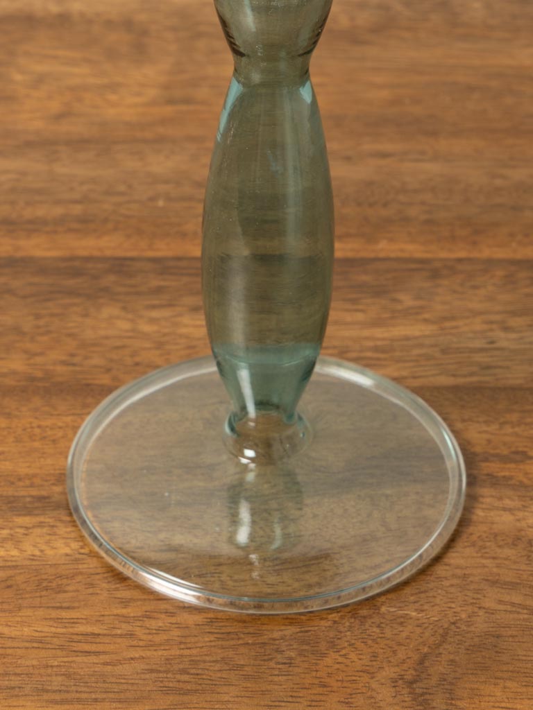 Bougeoir turquoise Ondoa borosilicate - 5