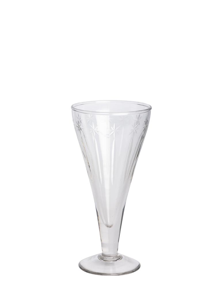 Large engraved wine glass Nuit Etoilée - 2