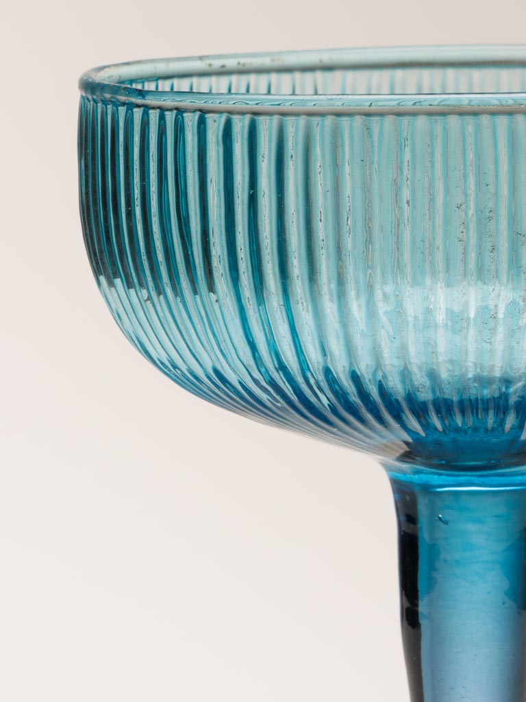 Verre à cocktail bicolore blues - 3