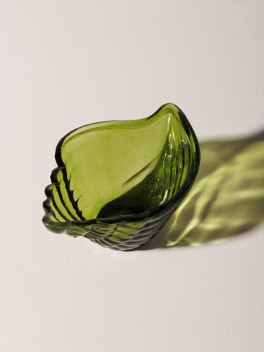Shell bowl dark green