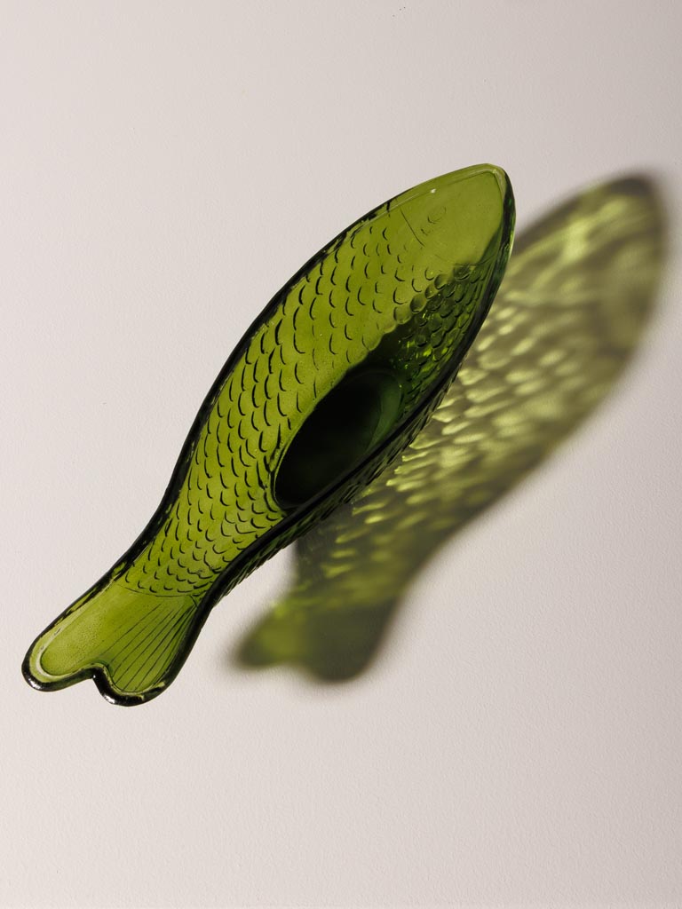 Plat creux poisson vert foncé - 1
