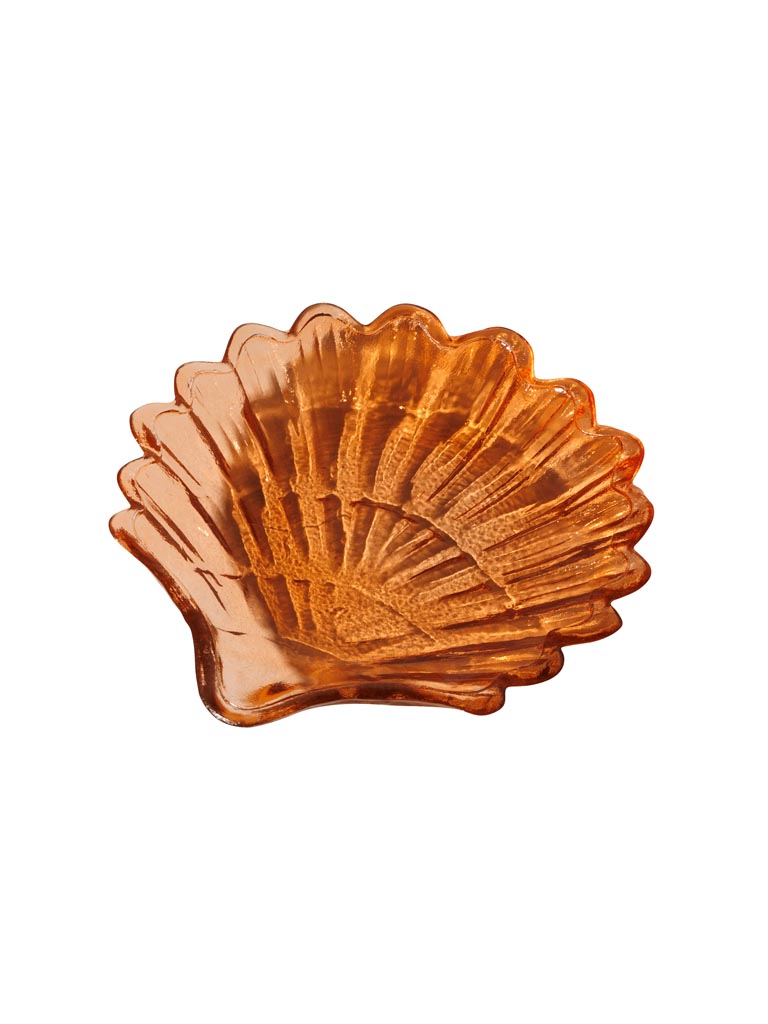 Small shell dish peach - 2