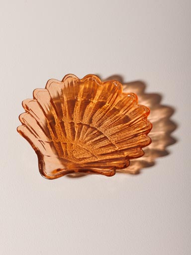Small shell dish peach