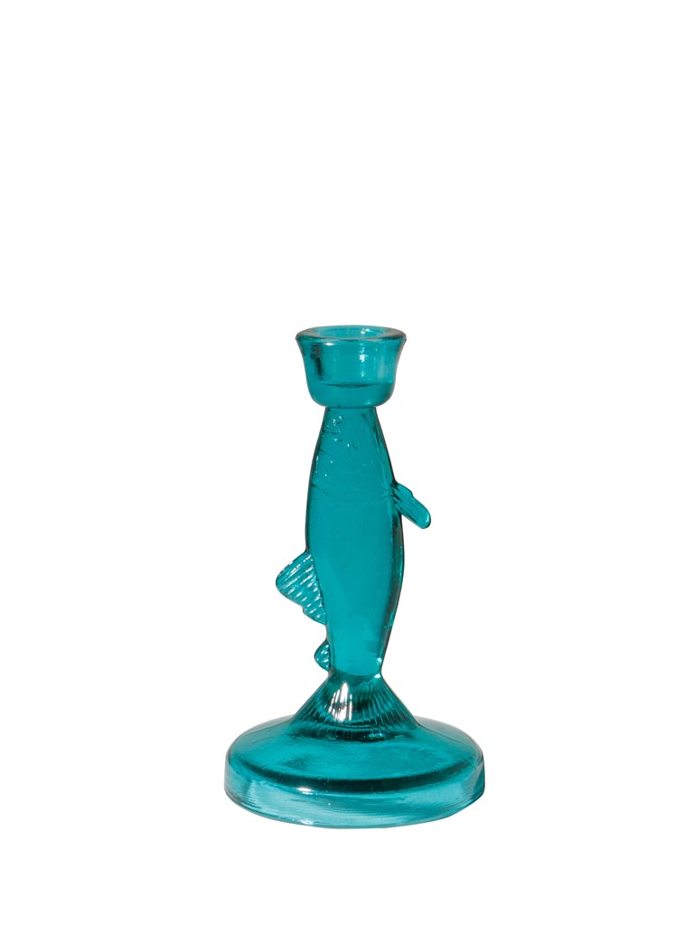 Fish candlestick emerald - 2