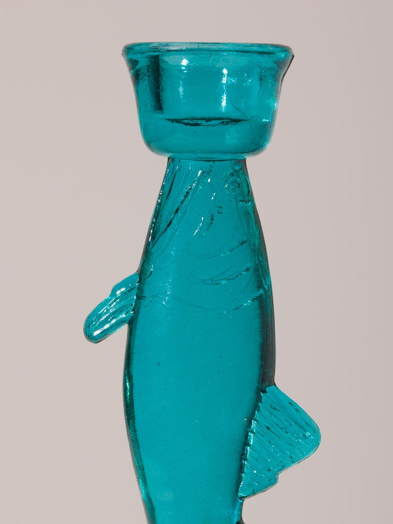 Fish candlestick emerald - 3