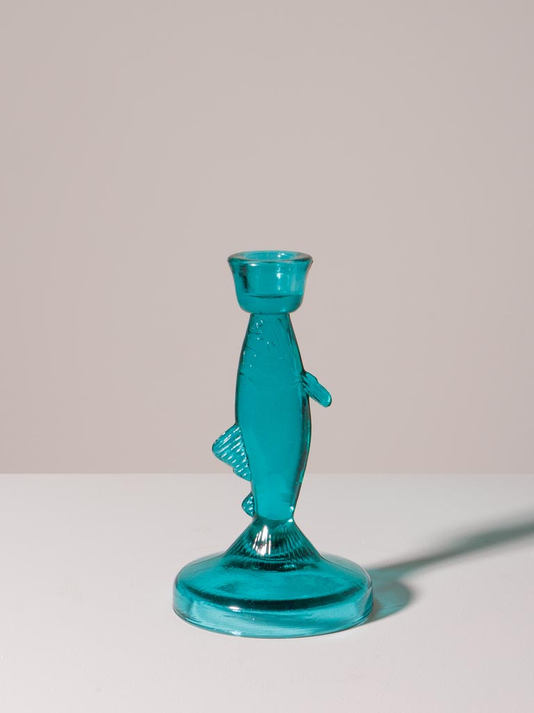 Fish candlestick emerald - 4
