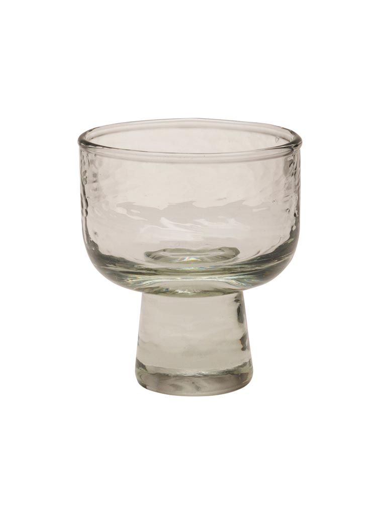 Mini verre martelé sur pied - 2
