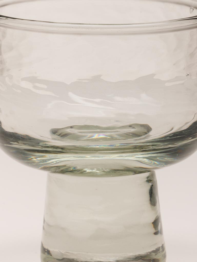 Mini verre martelé sur pied - 3