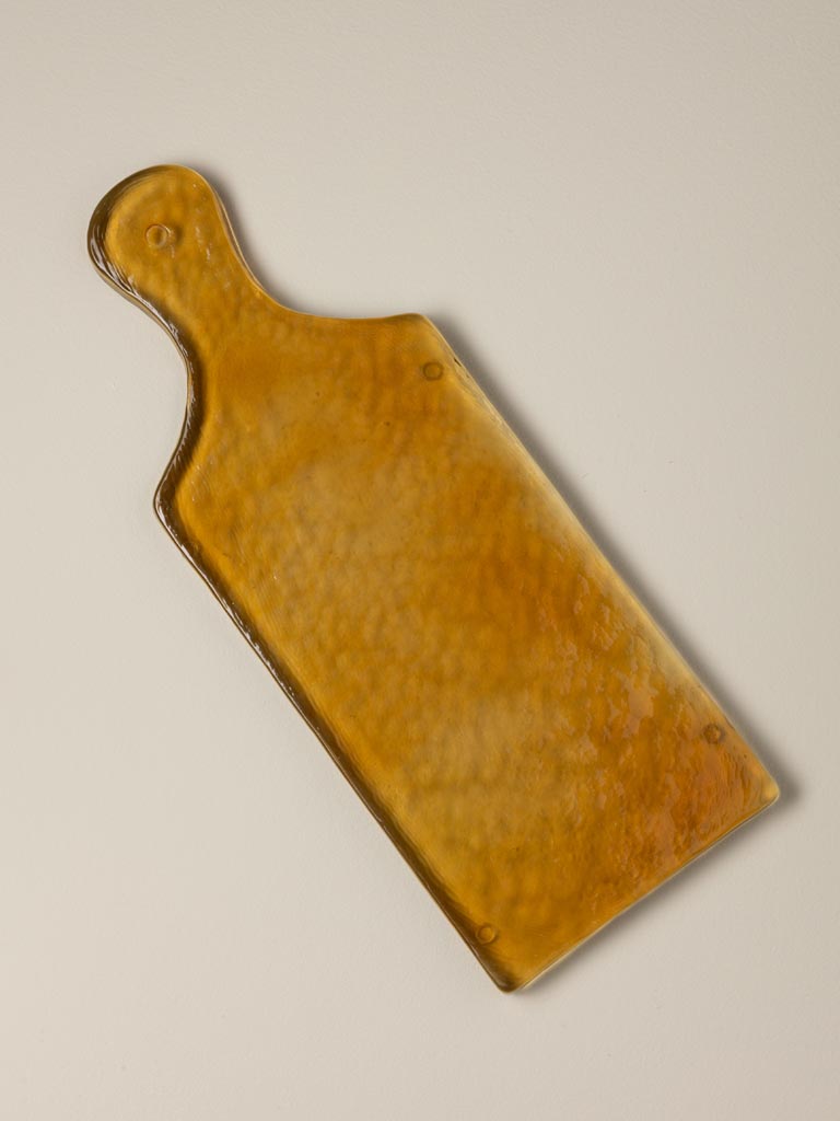 Amber glass cutting board - 1