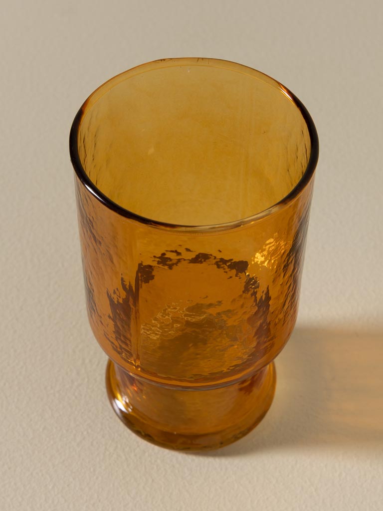 S/4 grands gobelets ambre empilables Estran - 4
