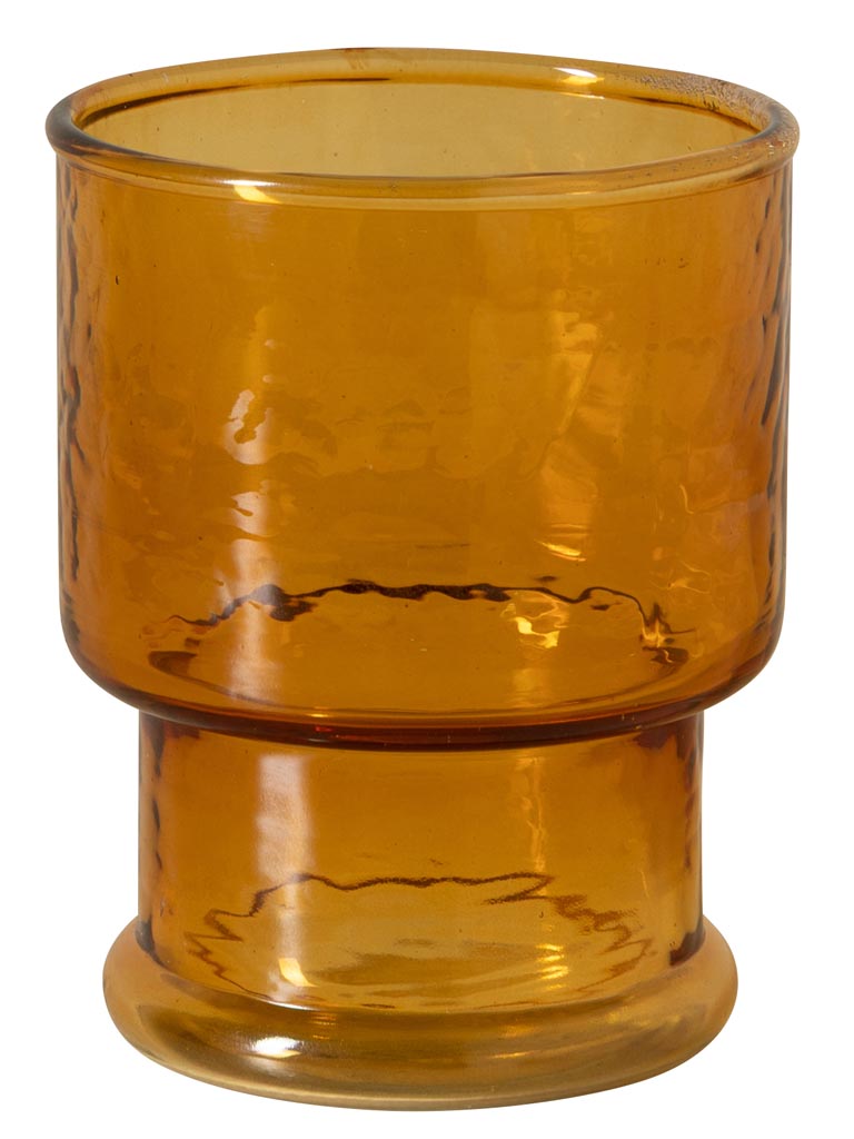 S/4 petits gobelets empilables ambre Estran - 2