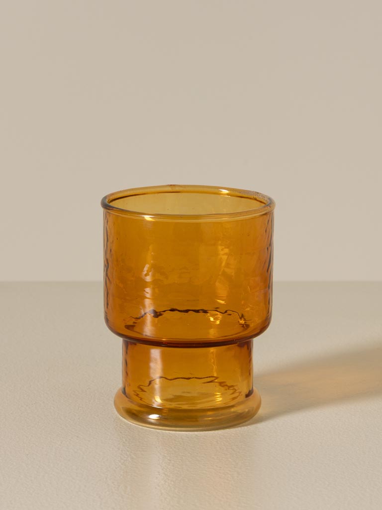 S/4 petits gobelets empilables ambre Estran - 1
