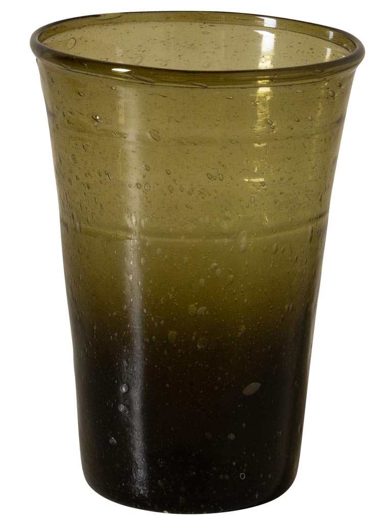 S/4 gobelets fins verre vert - 2
