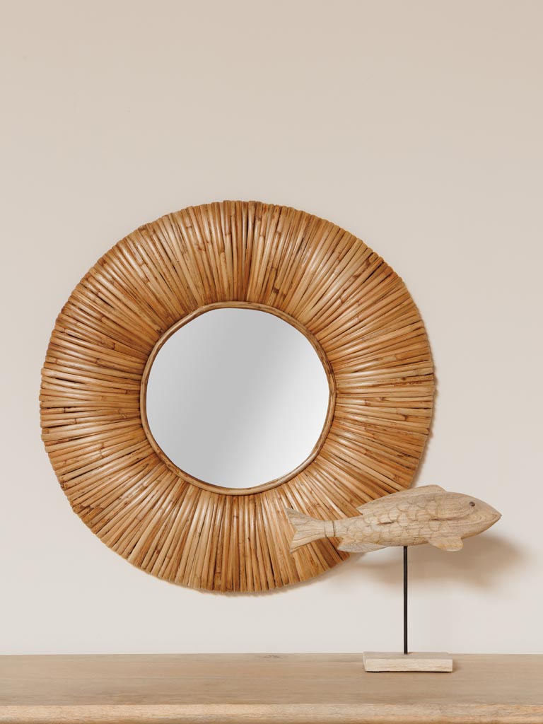 Wall mirror round Barbade - 3