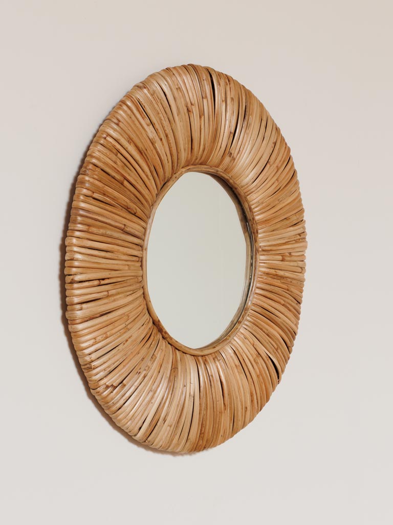 Wall mirror round Barbade - 5