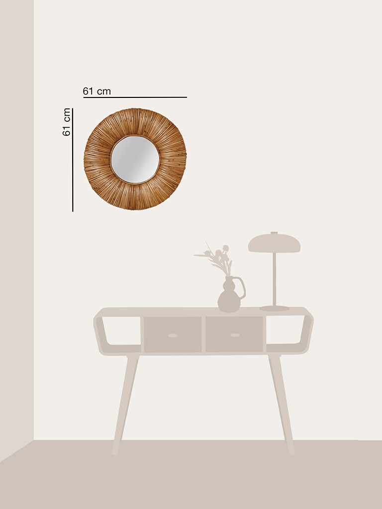 Round mirror Barbade - 6