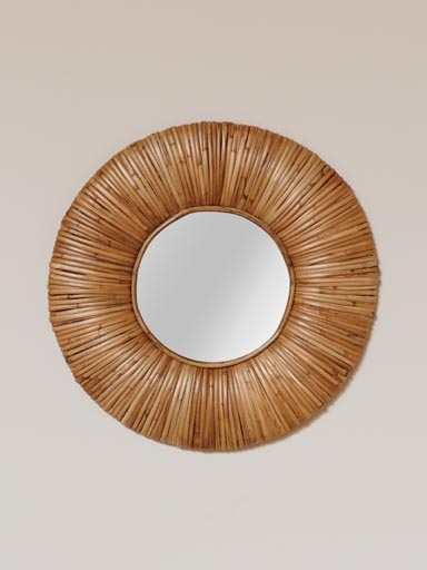 Miroir mural rond Barbade